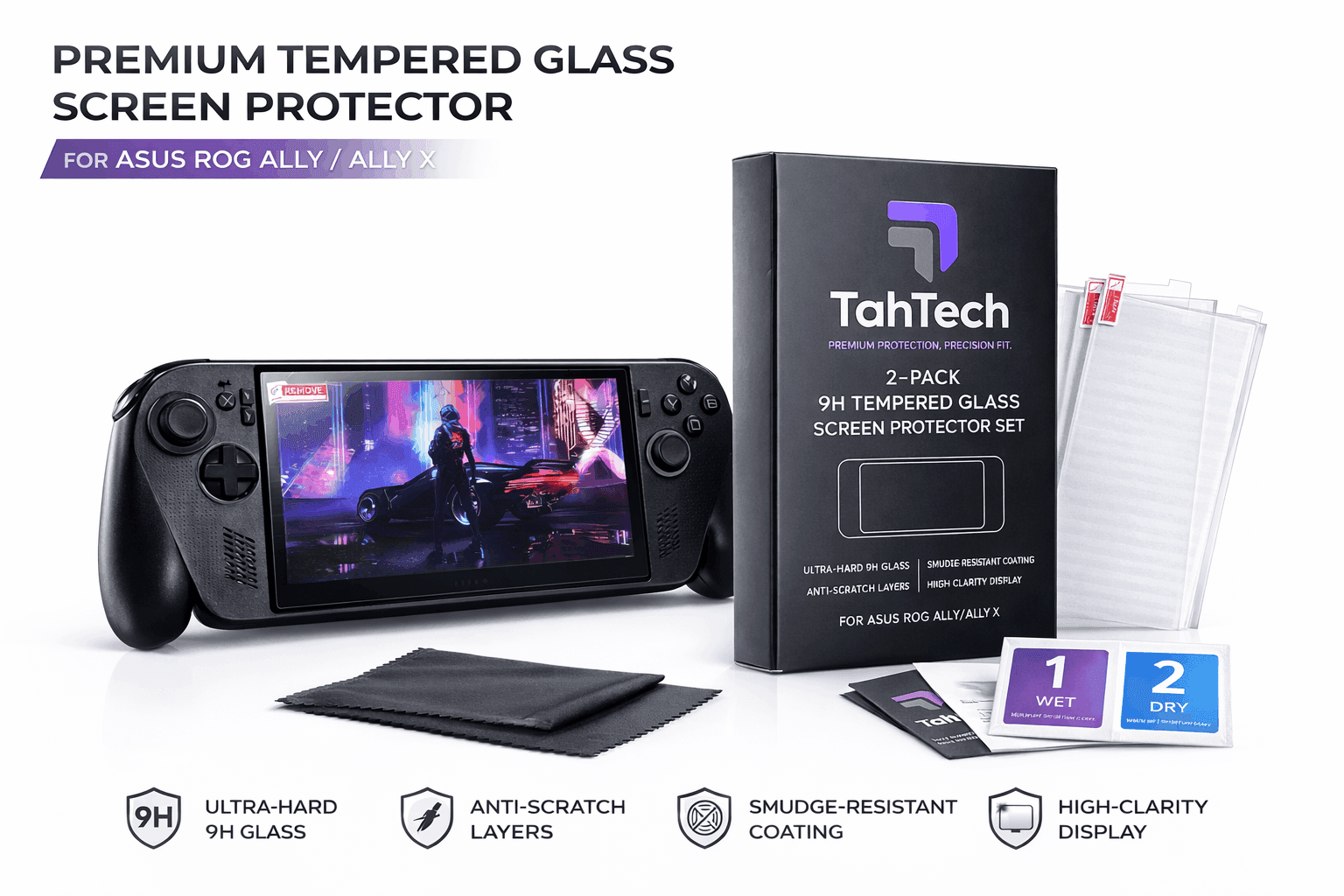 Screen Protector (2 Pack) - ASUS ROG Xbox Ally
